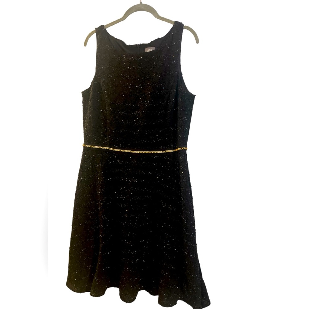 Vince CAMUTO Black Sequin Dress. NWOT
